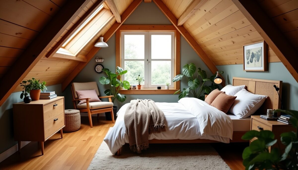 Comment aménager la chambre idéale dans vos combles : guide complet