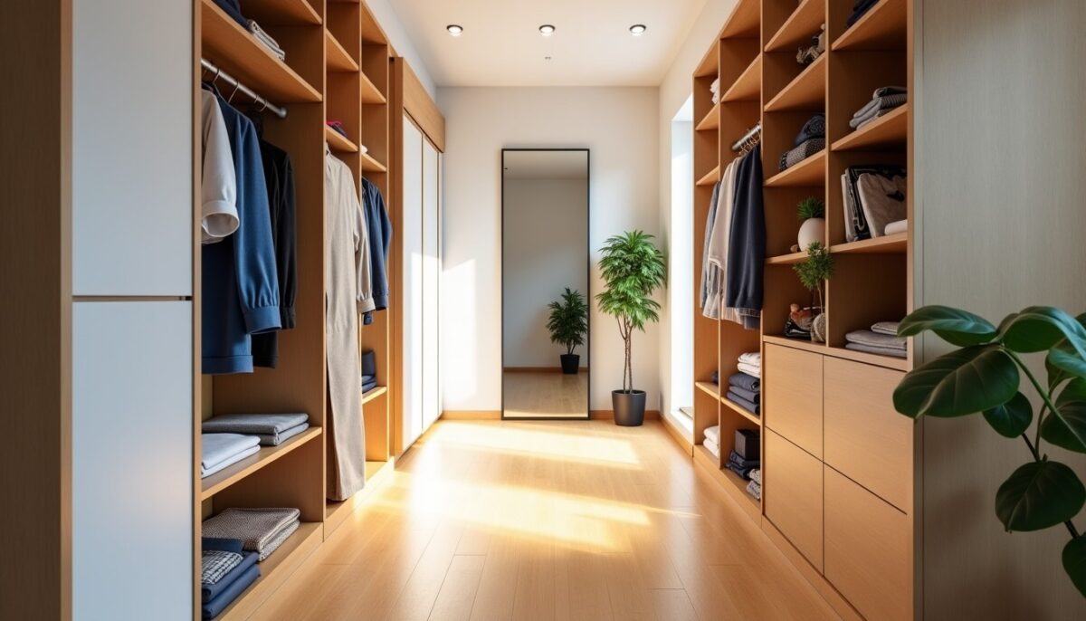 Astuces et conseils pour aménager un dressing fonctionnel dans un couloir