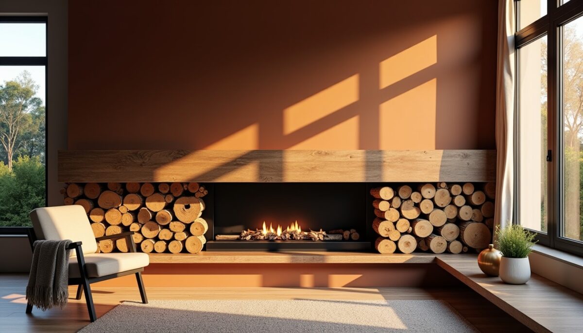Idées astucieuses et élégantes pour organiser votre bois à l'intérieur