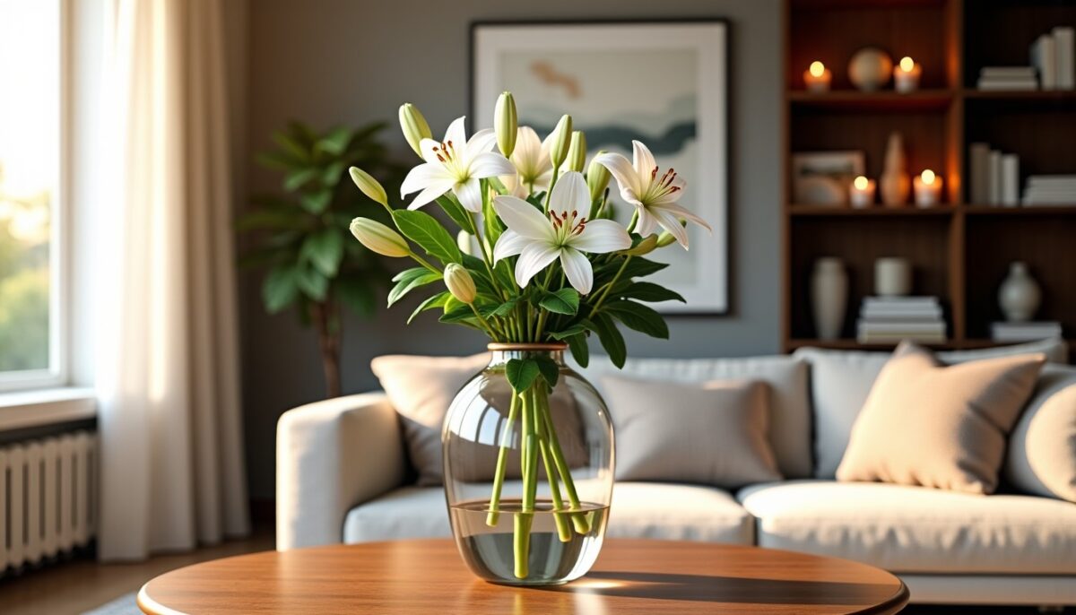 Grand vase transparent : astuces déco pour transformer votre intérieur avec élégance Grand vase transparent : astuces déco pour transformer votre intérieur avec élégance